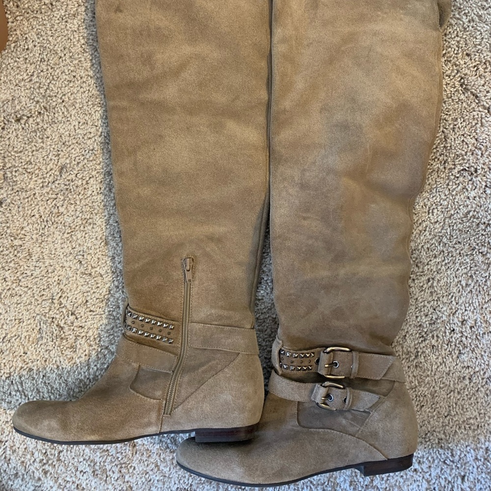 BCBG suede over the knee boots